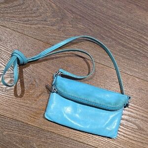 TEAL HOBO CROSSBODY BAG.   #6973